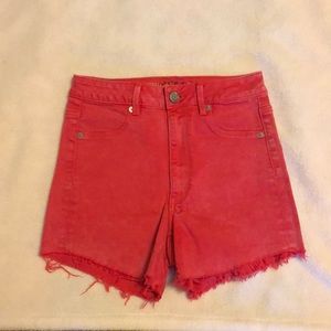 American Eagle high waisted denim shorts